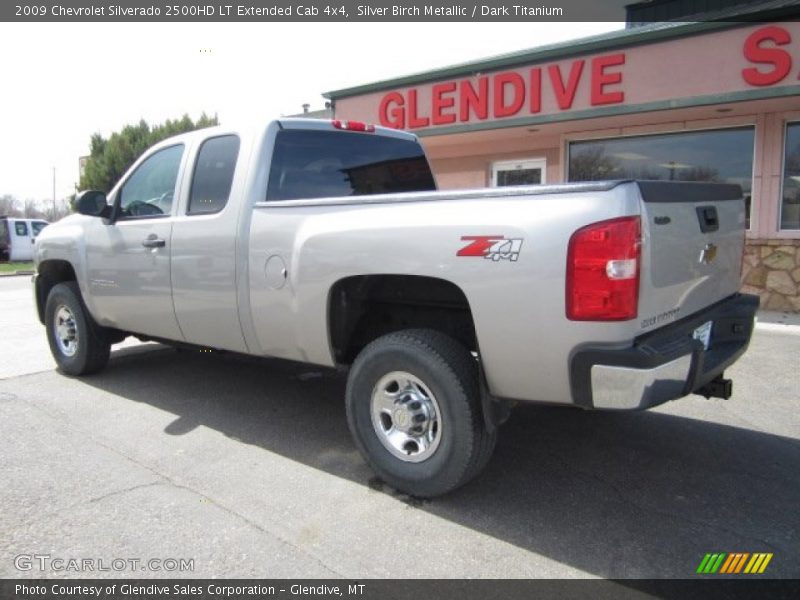 Silver Birch Metallic / Dark Titanium 2009 Chevrolet Silverado 2500HD LT Extended Cab 4x4