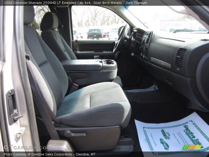 Silver Birch Metallic / Dark Titanium 2009 Chevrolet Silverado 2500HD LT Extended Cab 4x4