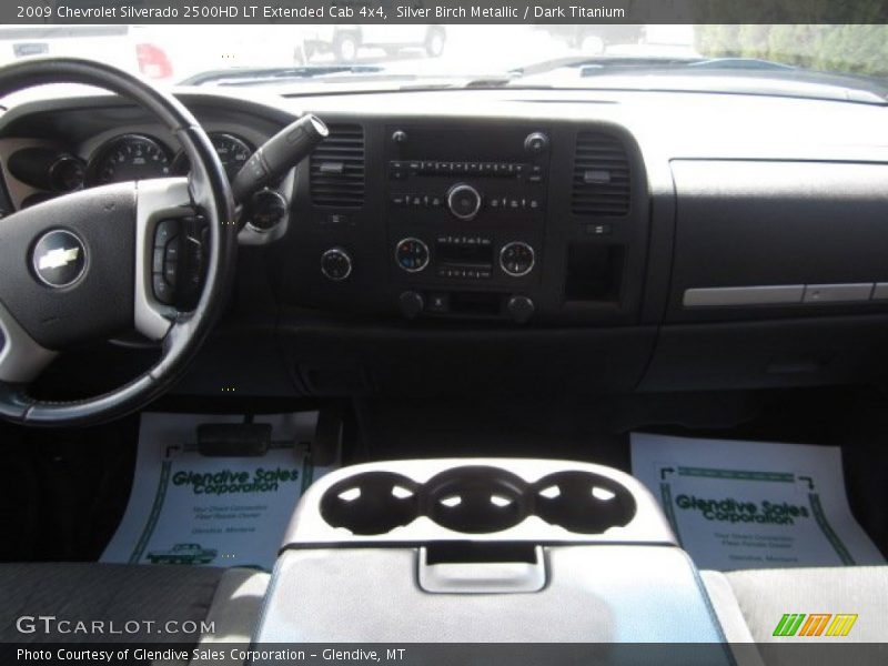 Silver Birch Metallic / Dark Titanium 2009 Chevrolet Silverado 2500HD LT Extended Cab 4x4