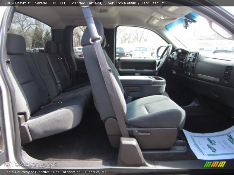 Silver Birch Metallic / Dark Titanium 2009 Chevrolet Silverado 2500HD LT Extended Cab 4x4