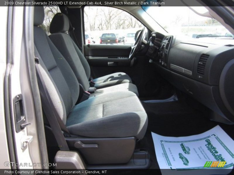Silver Birch Metallic / Dark Titanium 2009 Chevrolet Silverado 2500HD LT Extended Cab 4x4