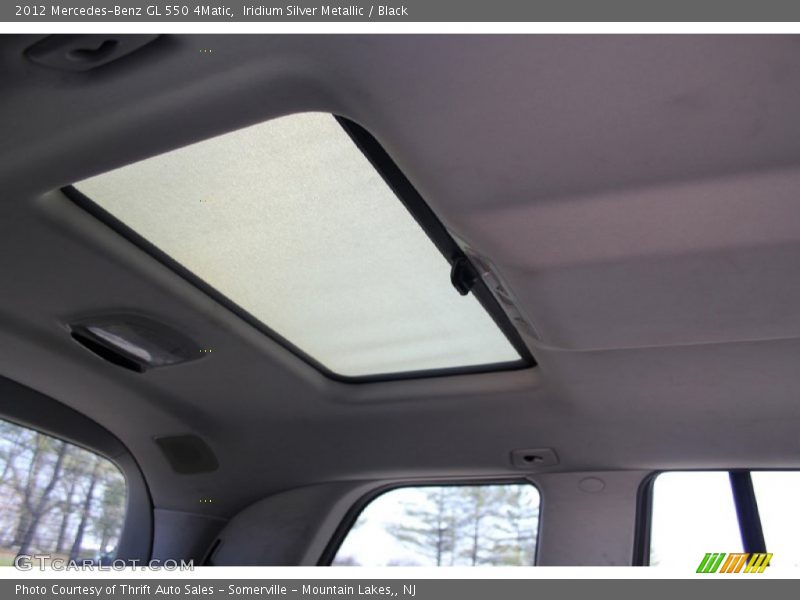 Iridium Silver Metallic / Black 2012 Mercedes-Benz GL 550 4Matic