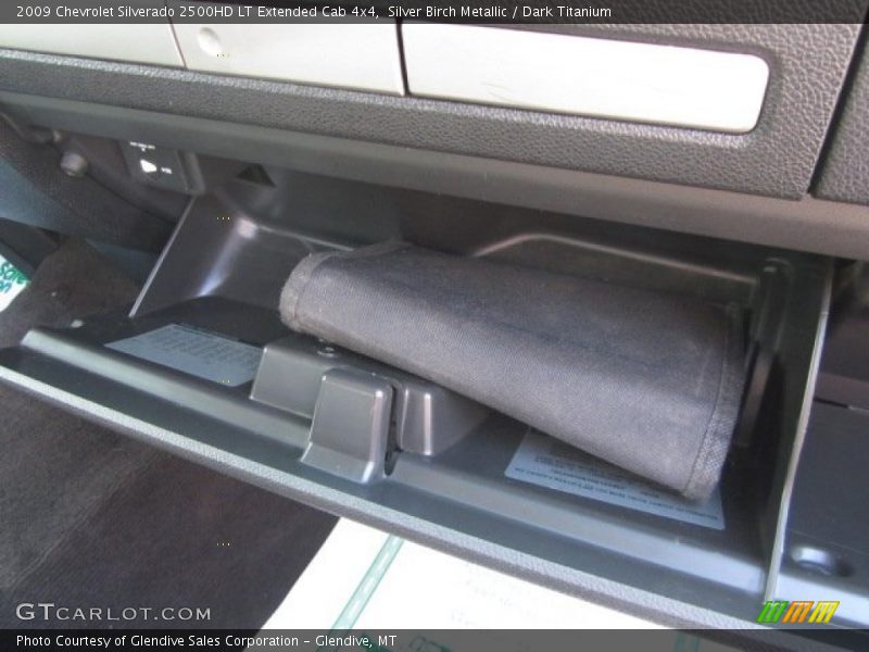 Silver Birch Metallic / Dark Titanium 2009 Chevrolet Silverado 2500HD LT Extended Cab 4x4