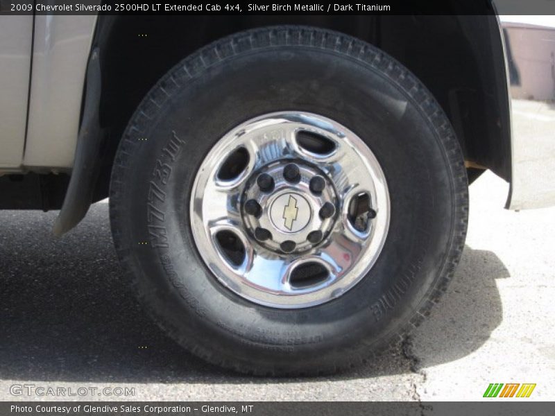 Silver Birch Metallic / Dark Titanium 2009 Chevrolet Silverado 2500HD LT Extended Cab 4x4