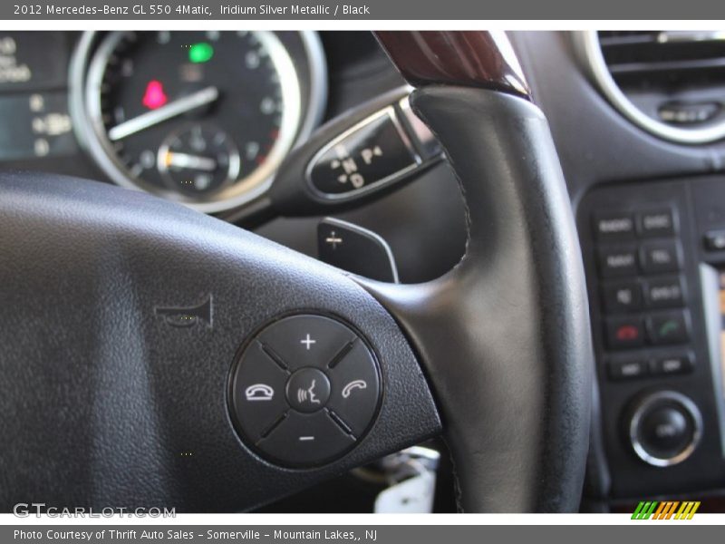 Iridium Silver Metallic / Black 2012 Mercedes-Benz GL 550 4Matic