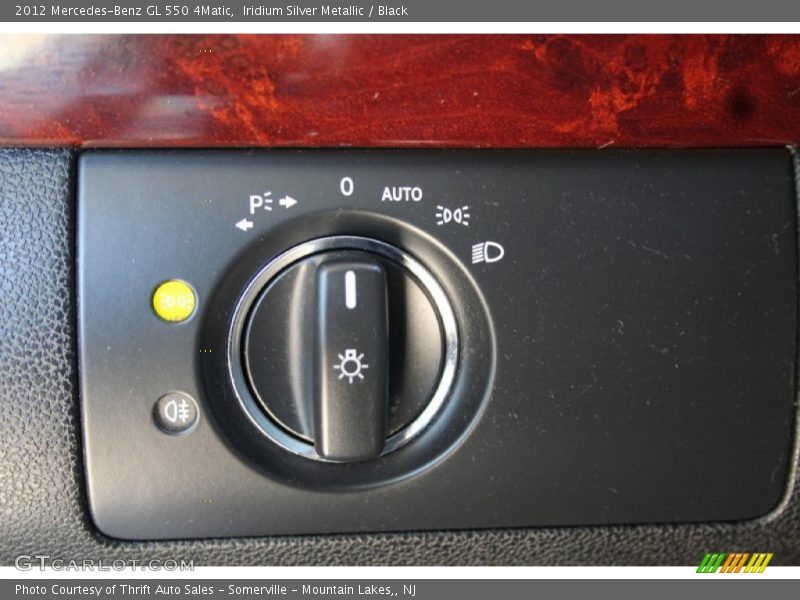 Iridium Silver Metallic / Black 2012 Mercedes-Benz GL 550 4Matic