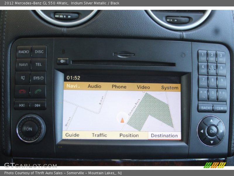Iridium Silver Metallic / Black 2012 Mercedes-Benz GL 550 4Matic
