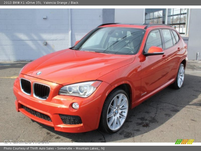 Valencia Orange / Black 2013 BMW X1 xDrive 35i