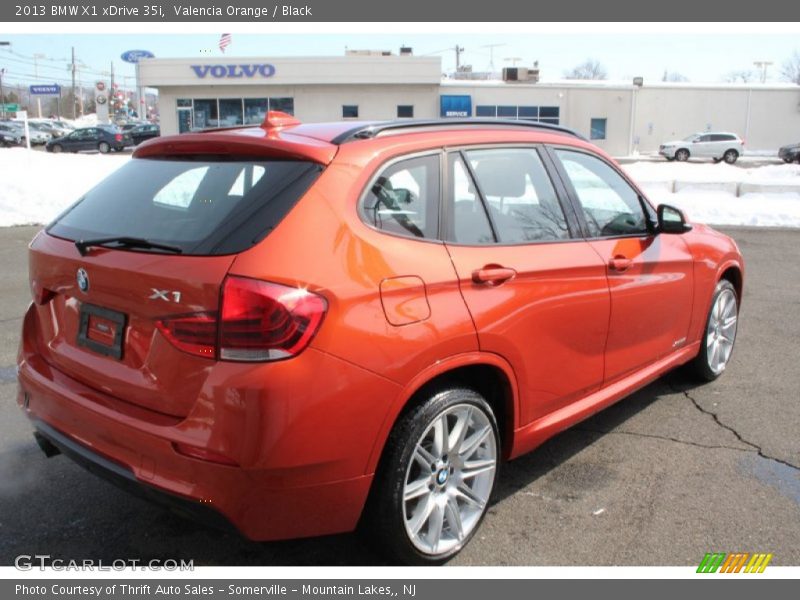 Valencia Orange / Black 2013 BMW X1 xDrive 35i