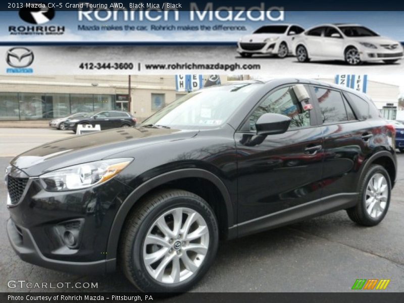 Black Mica / Black 2013 Mazda CX-5 Grand Touring AWD