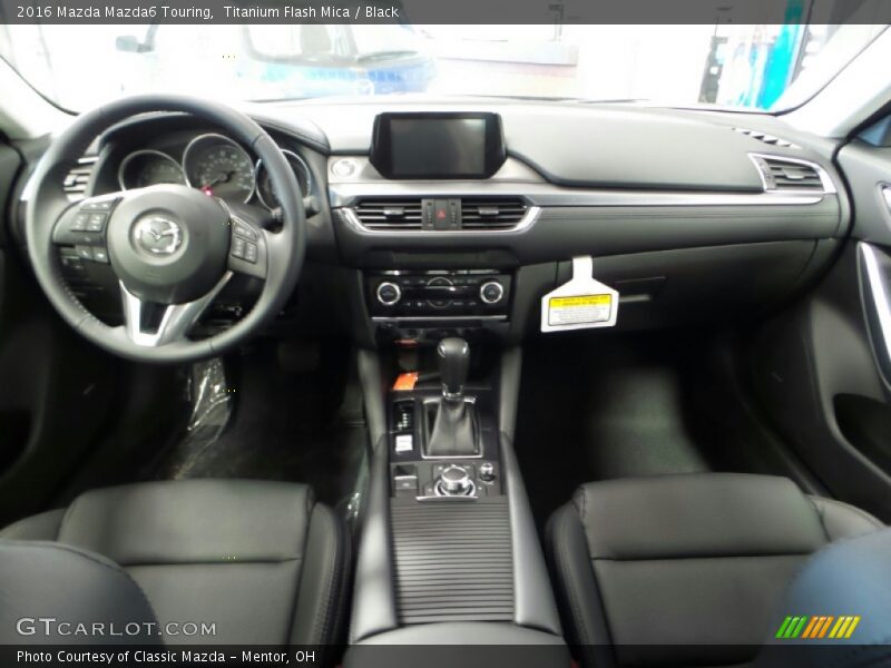 Titanium Flash Mica / Black 2016 Mazda Mazda6 Touring