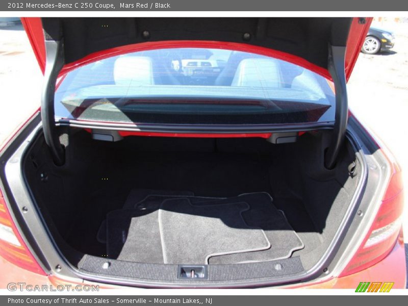 Mars Red / Black 2012 Mercedes-Benz C 250 Coupe