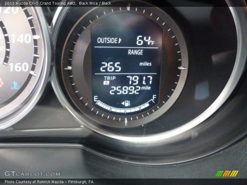 Black Mica / Black 2013 Mazda CX-5 Grand Touring AWD