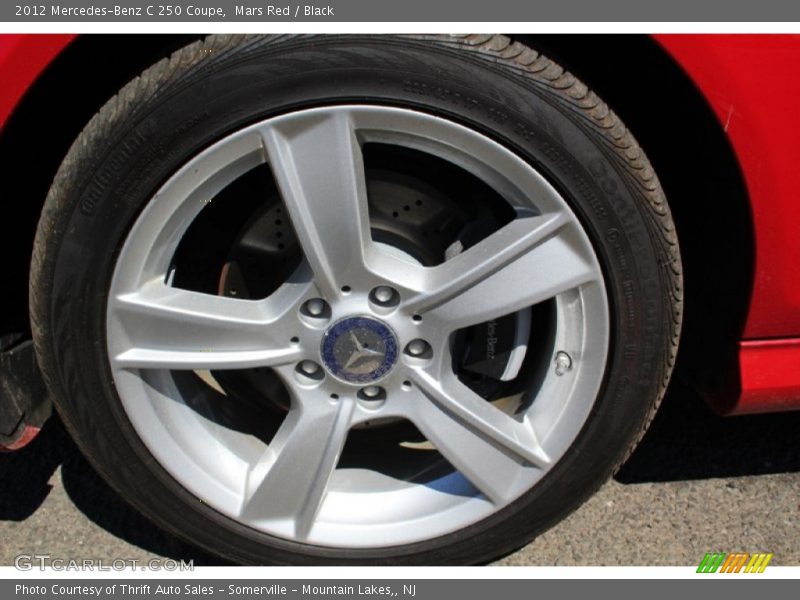 Mars Red / Black 2012 Mercedes-Benz C 250 Coupe