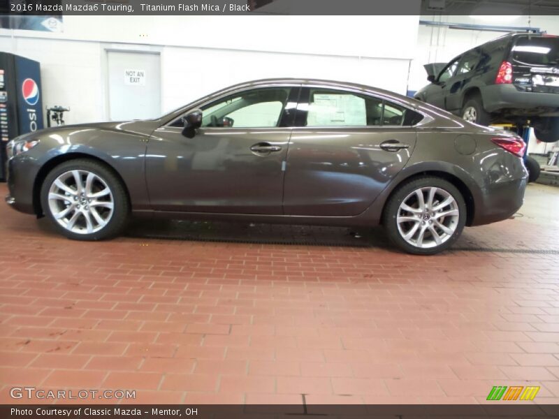 Titanium Flash Mica / Black 2016 Mazda Mazda6 Touring