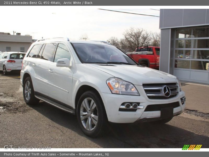Arctic White / Black 2011 Mercedes-Benz GL 450 4Matic