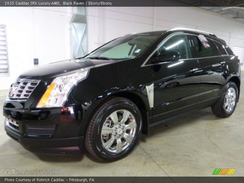 Black Raven / Ebony/Ebony 2015 Cadillac SRX Luxury AWD