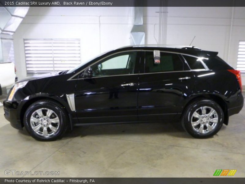Black Raven / Ebony/Ebony 2015 Cadillac SRX Luxury AWD
