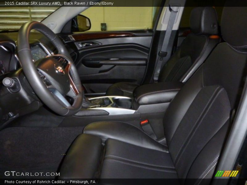 Black Raven / Ebony/Ebony 2015 Cadillac SRX Luxury AWD