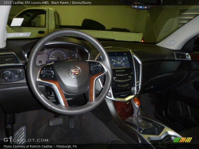 Black Raven / Ebony/Ebony 2015 Cadillac SRX Luxury AWD