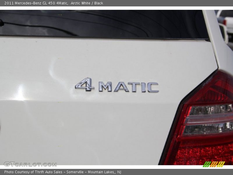 Arctic White / Black 2011 Mercedes-Benz GL 450 4Matic