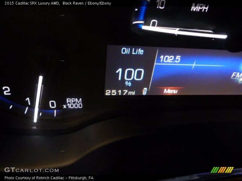 Black Raven / Ebony/Ebony 2015 Cadillac SRX Luxury AWD