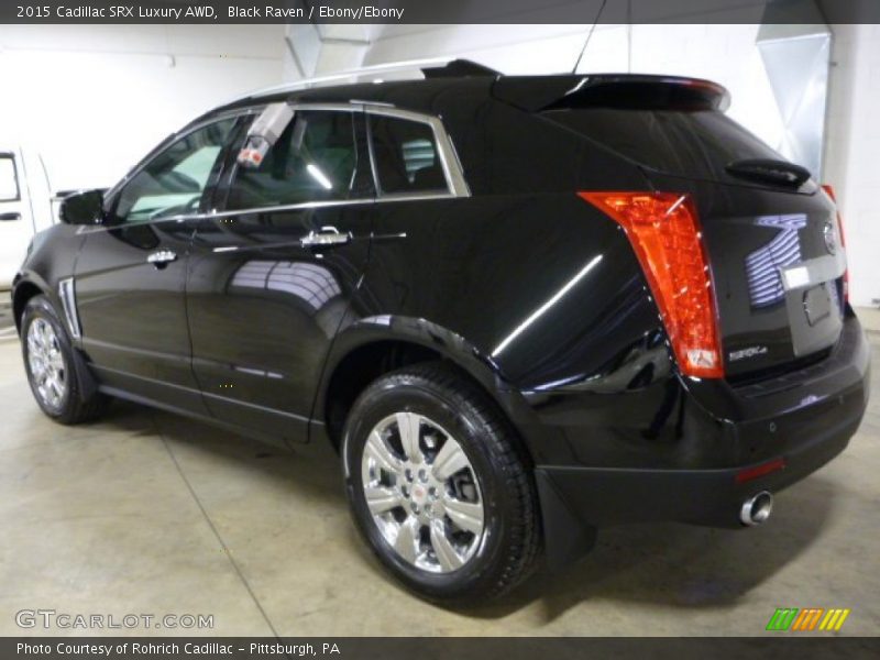 Black Raven / Ebony/Ebony 2015 Cadillac SRX Luxury AWD