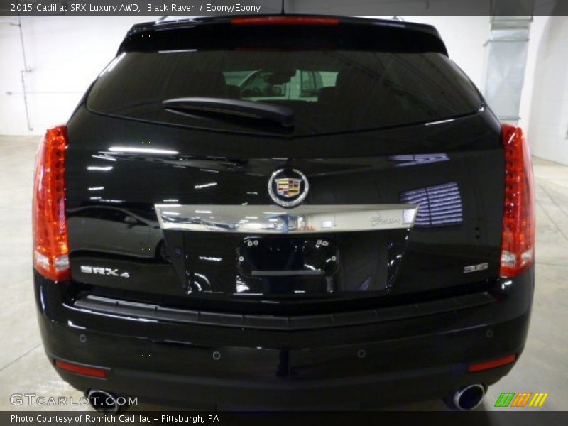 Black Raven / Ebony/Ebony 2015 Cadillac SRX Luxury AWD
