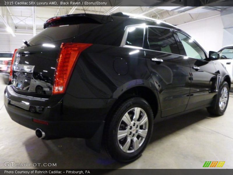 Black Raven / Ebony/Ebony 2015 Cadillac SRX Luxury AWD