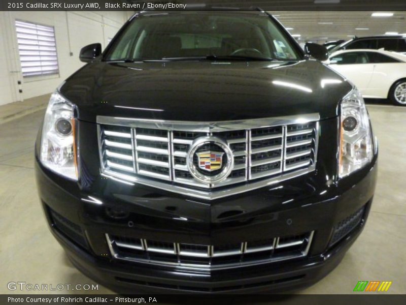 Black Raven / Ebony/Ebony 2015 Cadillac SRX Luxury AWD