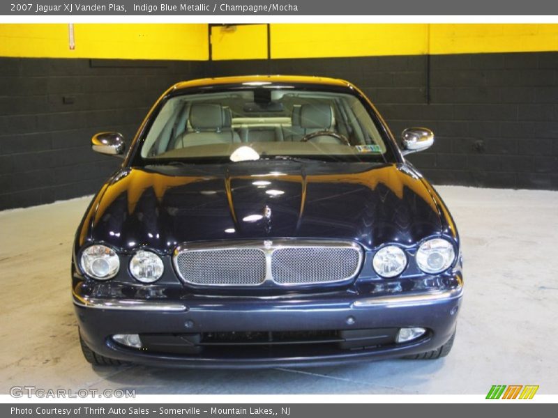 Indigo Blue Metallic / Champagne/Mocha 2007 Jaguar XJ Vanden Plas