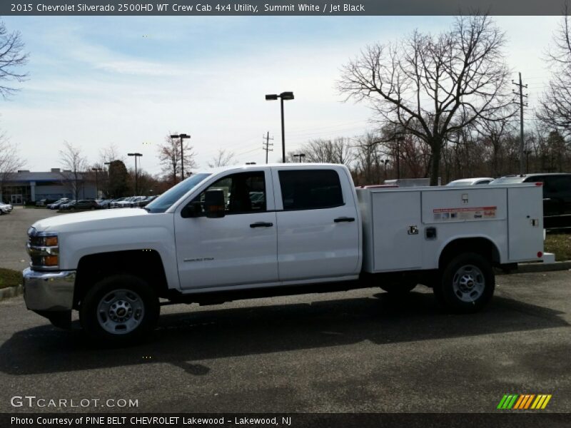 Summit White / Jet Black 2015 Chevrolet Silverado 2500HD WT Crew Cab 4x4 Utility