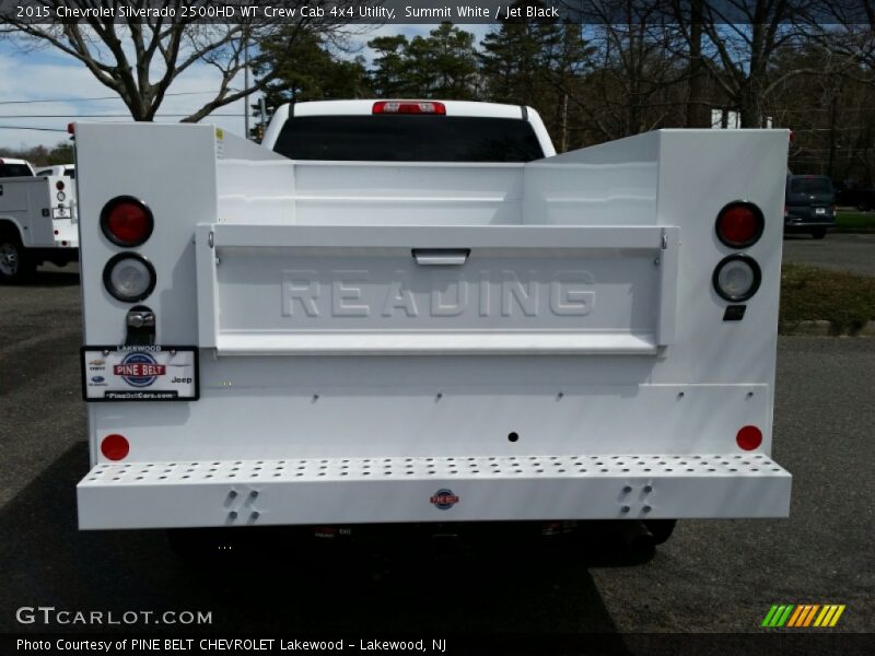 Summit White / Jet Black 2015 Chevrolet Silverado 2500HD WT Crew Cab 4x4 Utility