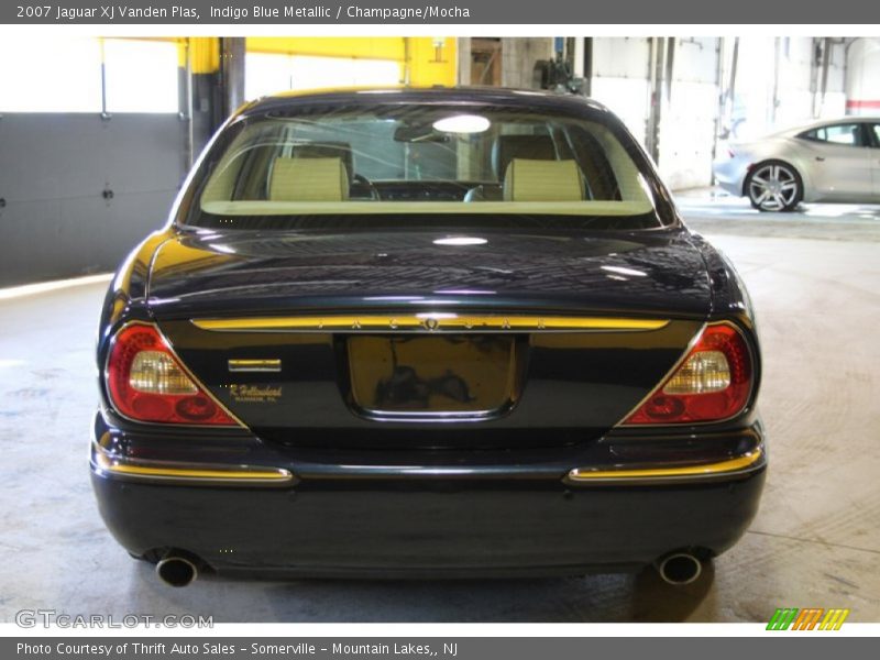 Indigo Blue Metallic / Champagne/Mocha 2007 Jaguar XJ Vanden Plas