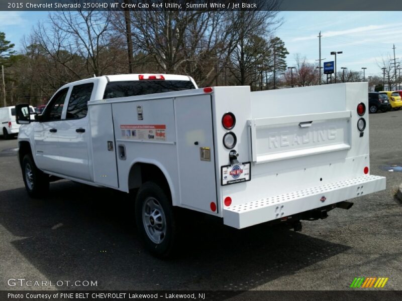 Summit White / Jet Black 2015 Chevrolet Silverado 2500HD WT Crew Cab 4x4 Utility