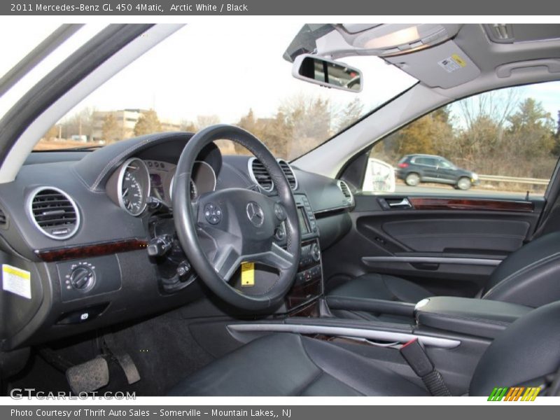 Arctic White / Black 2011 Mercedes-Benz GL 450 4Matic