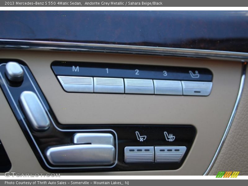 Controls of 2013 S 550 4Matic Sedan