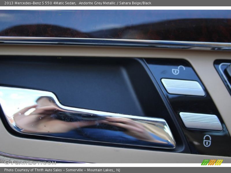 Andorite Grey Metallic / Sahara Beige/Black 2013 Mercedes-Benz S 550 4Matic Sedan