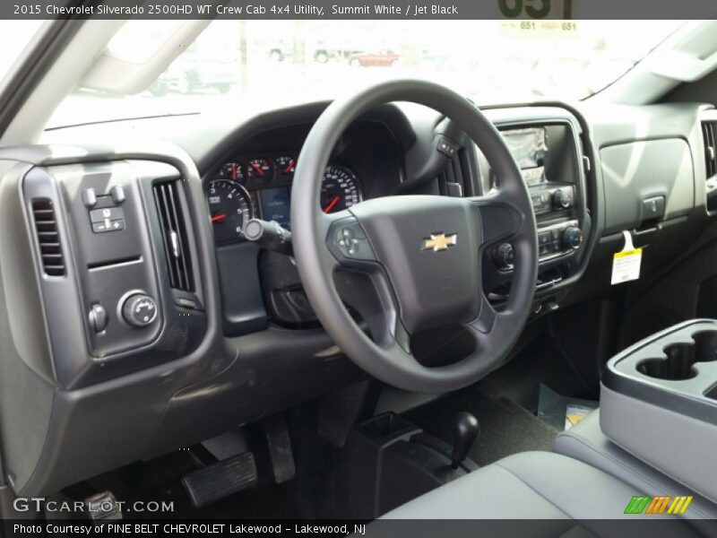 Summit White / Jet Black 2015 Chevrolet Silverado 2500HD WT Crew Cab 4x4 Utility