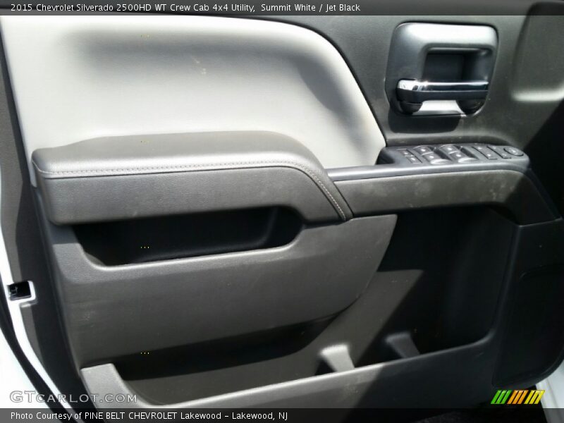Summit White / Jet Black 2015 Chevrolet Silverado 2500HD WT Crew Cab 4x4 Utility
