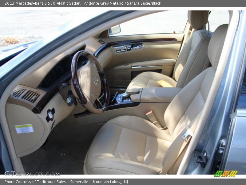  2013 S 550 4Matic Sedan Sahara Beige/Black Interior