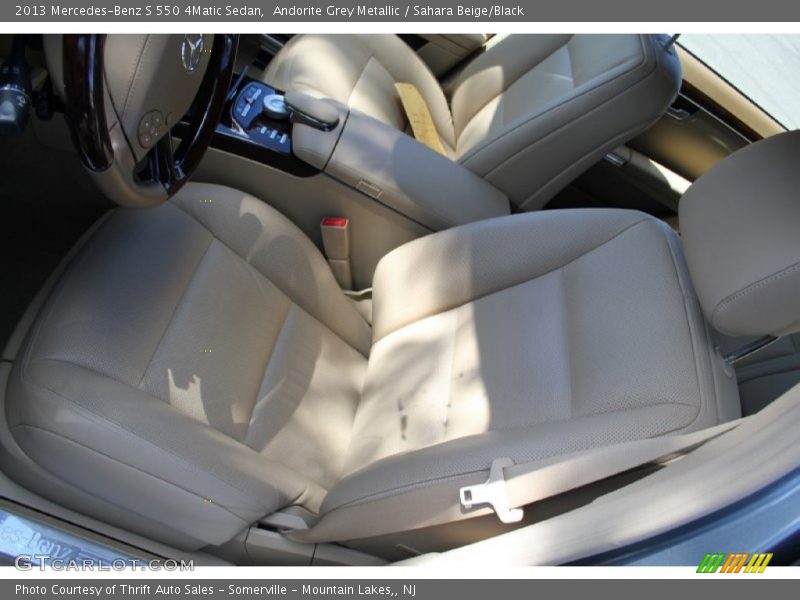 Andorite Grey Metallic / Sahara Beige/Black 2013 Mercedes-Benz S 550 4Matic Sedan