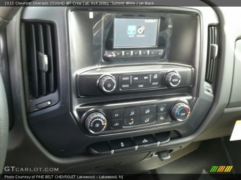Summit White / Jet Black 2015 Chevrolet Silverado 2500HD WT Crew Cab 4x4 Utility