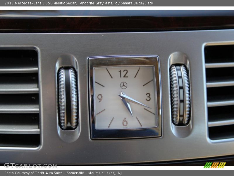 Andorite Grey Metallic / Sahara Beige/Black 2013 Mercedes-Benz S 550 4Matic Sedan