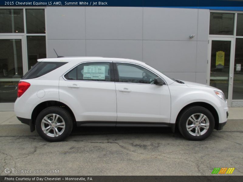 Summit White / Jet Black 2015 Chevrolet Equinox LS AWD