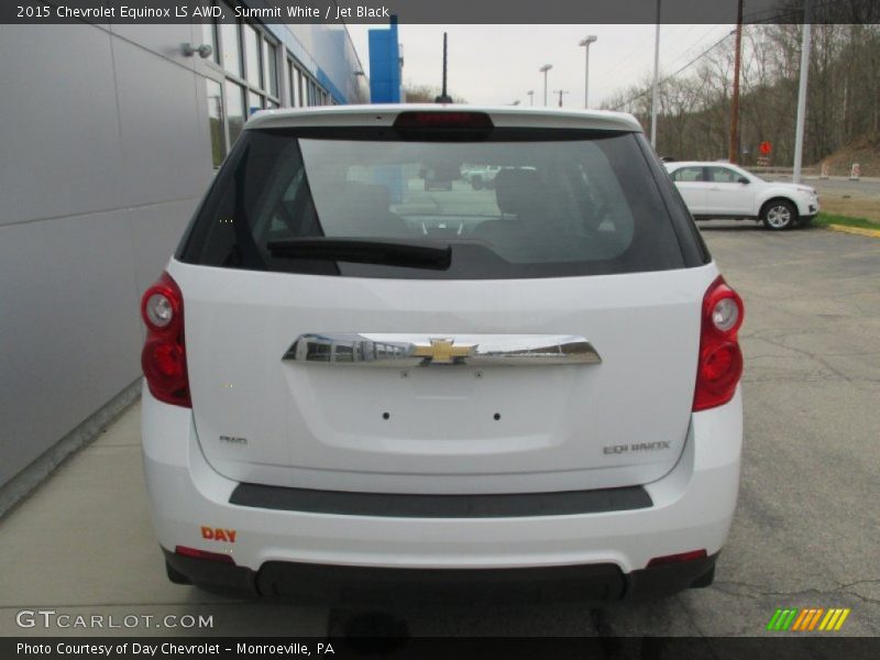 Summit White / Jet Black 2015 Chevrolet Equinox LS AWD