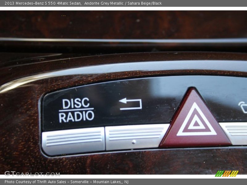 Andorite Grey Metallic / Sahara Beige/Black 2013 Mercedes-Benz S 550 4Matic Sedan