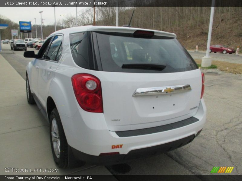 Summit White / Jet Black 2015 Chevrolet Equinox LS AWD