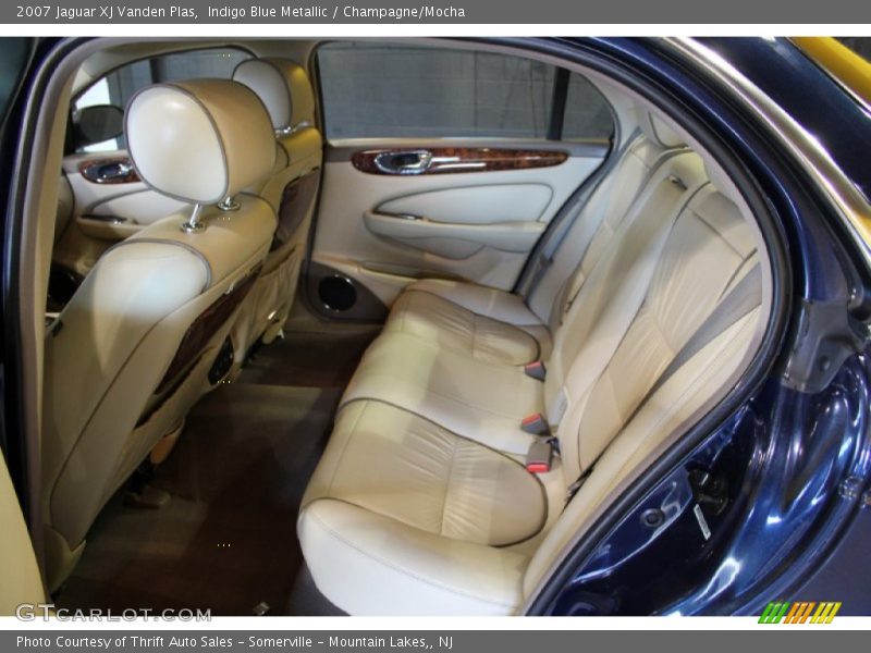 Indigo Blue Metallic / Champagne/Mocha 2007 Jaguar XJ Vanden Plas