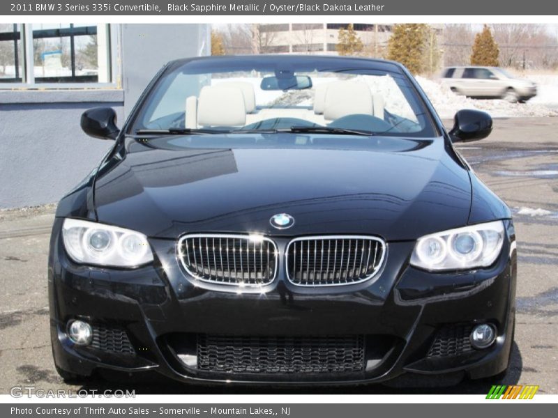 Black Sapphire Metallic / Oyster/Black Dakota Leather 2011 BMW 3 Series 335i Convertible